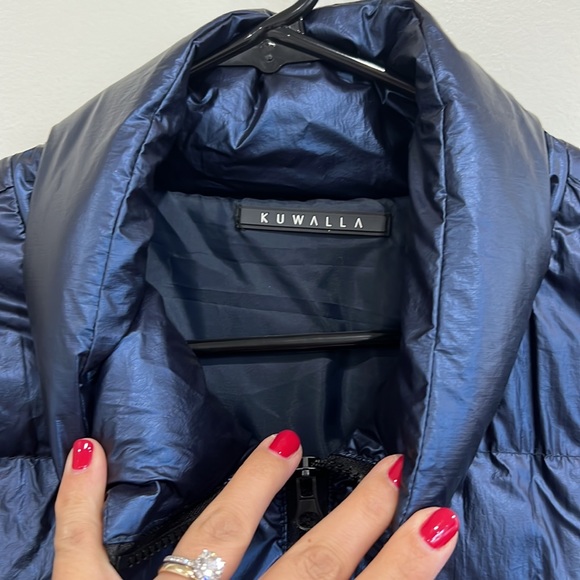 Blue metallic puffer - Picture 3 of 7